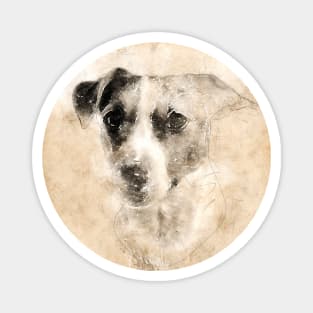 Jack Russell Portrait Magnet